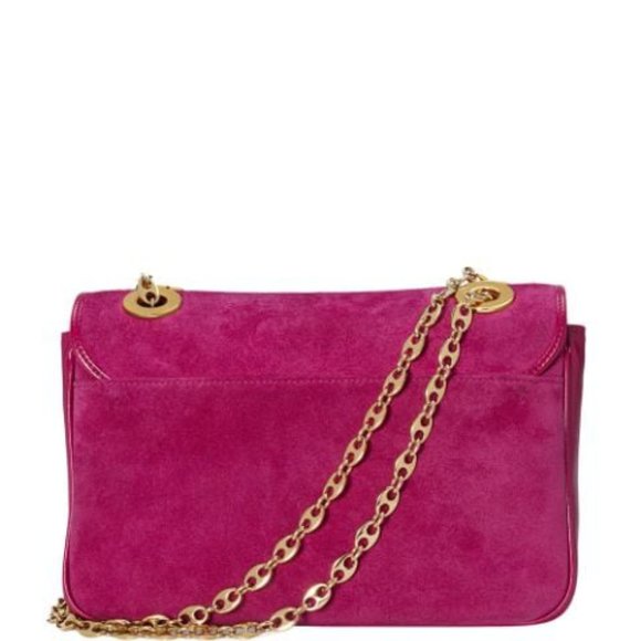 Gucci GG Suede Marina Shoulder Bag in Pink NEW IN DUSTBAG - Picture 5 of 10